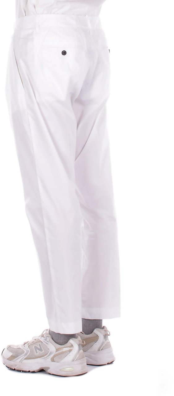 Dondup Trousers White Wit