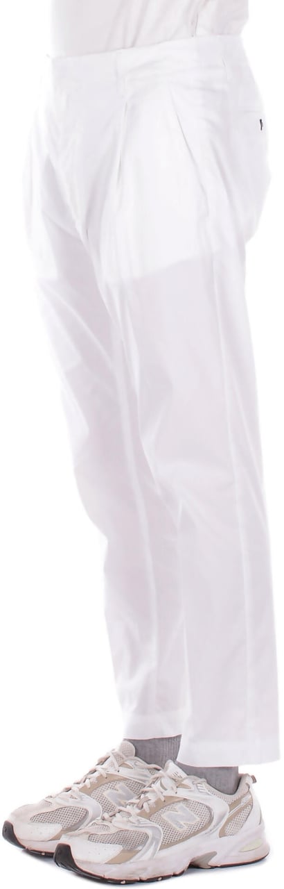 Dondup Trousers White Wit