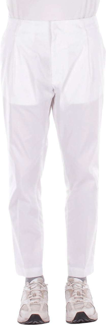 Dondup Trousers White Wit