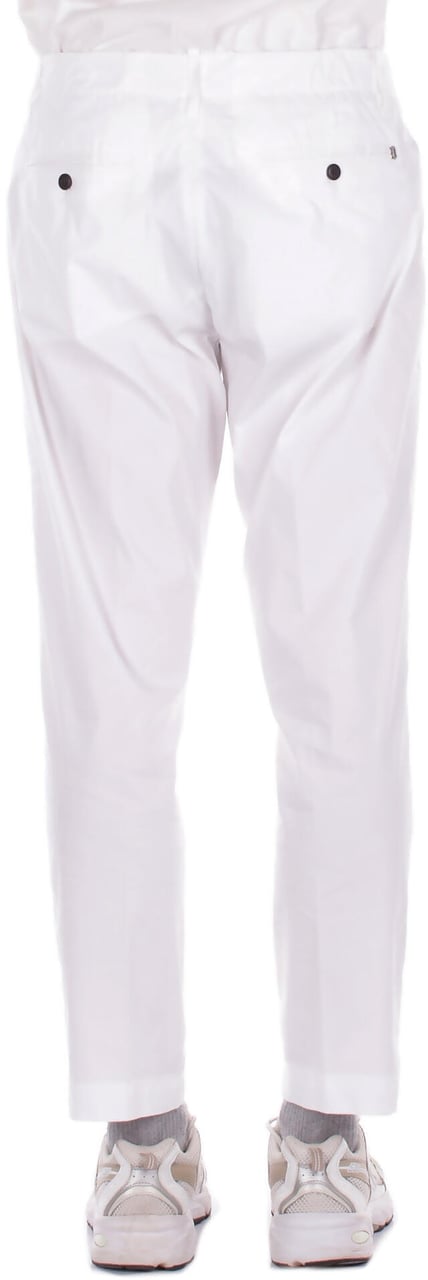 Dondup Trousers Bianco Wit