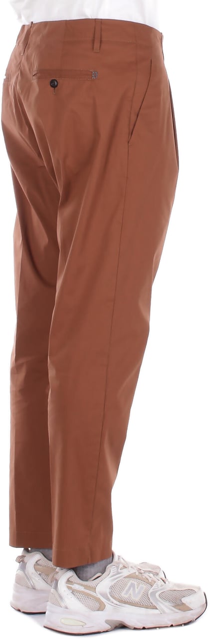 Dondup Trousers Corteccia Bruin