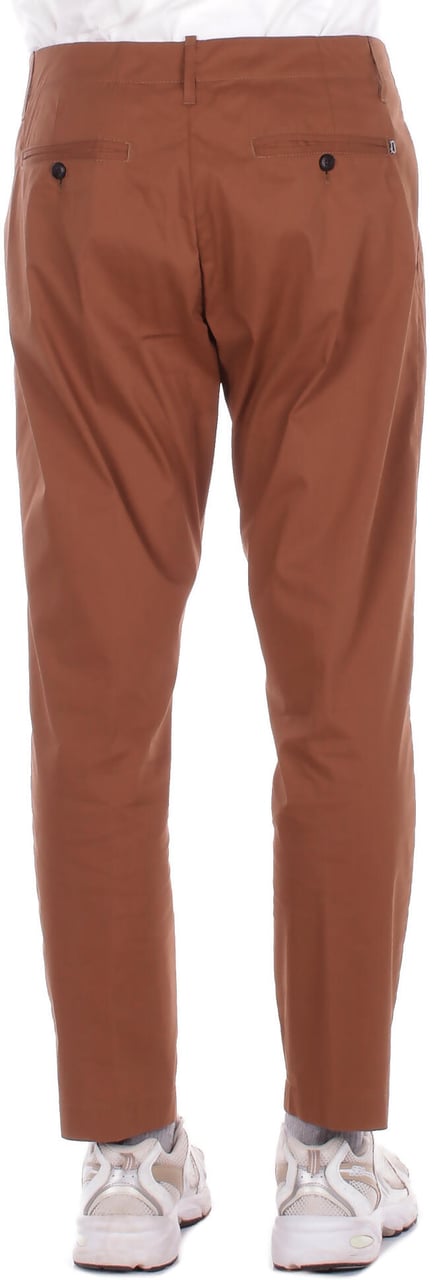 Dondup Trousers Corteccia Bruin