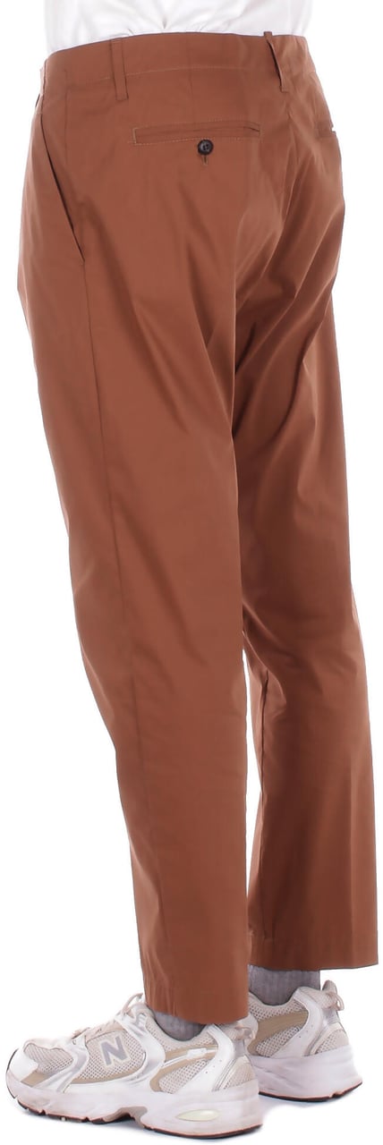 Dondup Trousers Corteccia Bruin