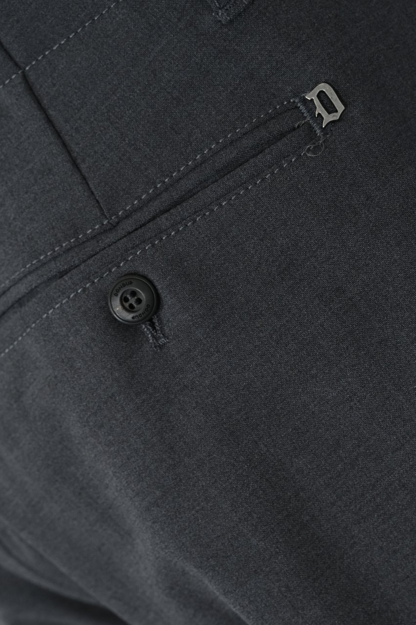 Dondup Trousers Fumo Grijs