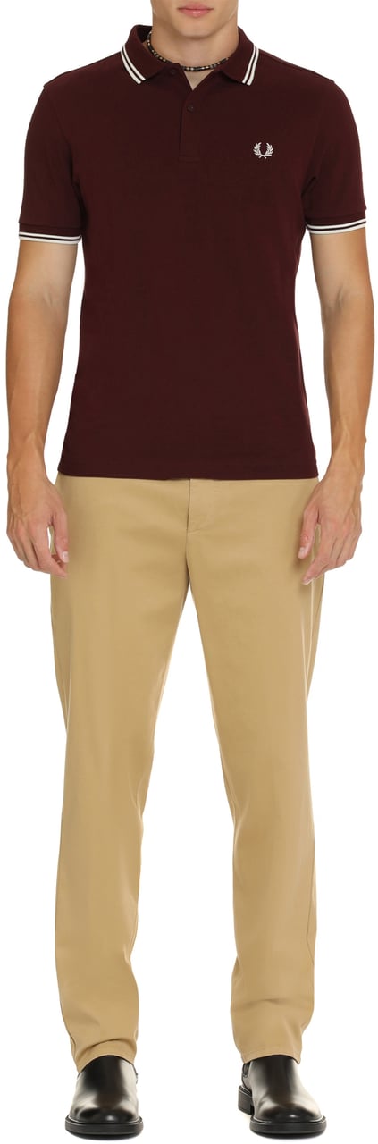 Dondup James cotton trousers Beige