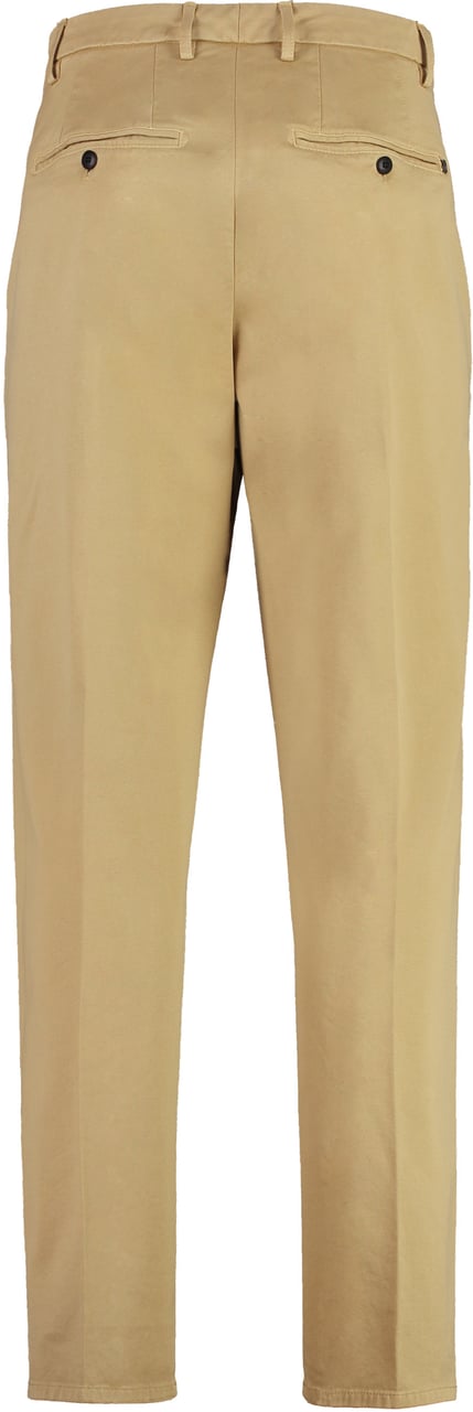 Dondup James cotton trousers Beige