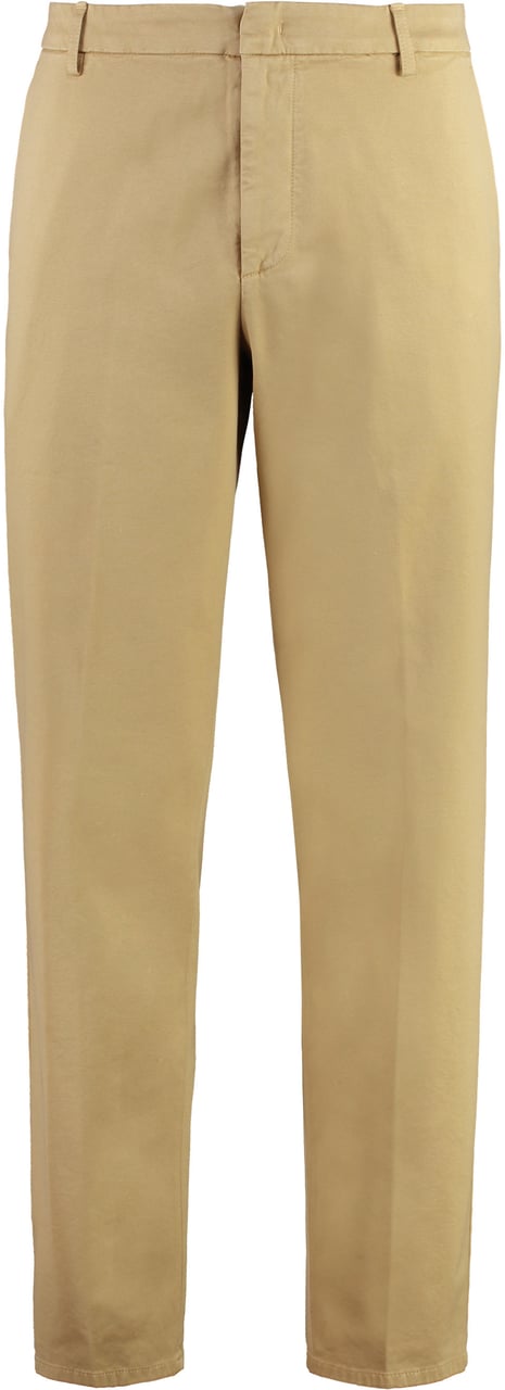 Dondup James cotton trousers Beige