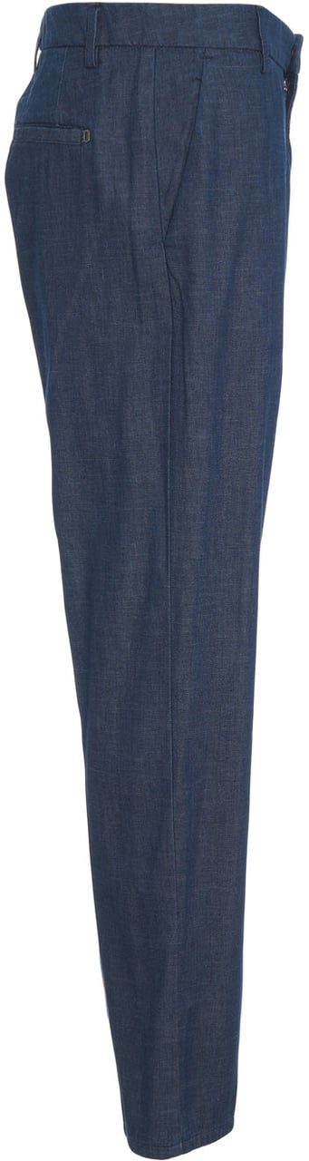 Dondup Cotton pants 'James' Blauw