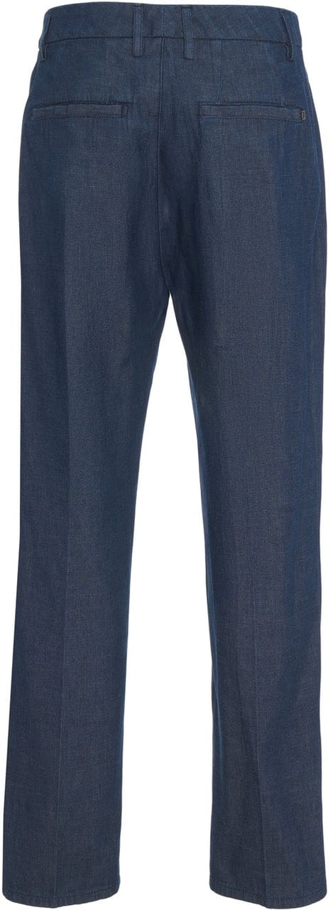 Dondup Cotton pants 'James' Blauw