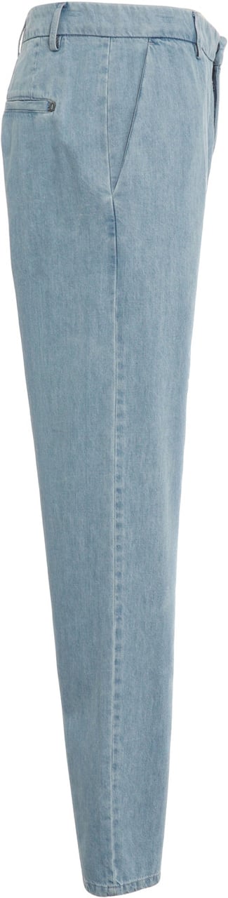 Dondup Loose fit pants 'James' Blauw
