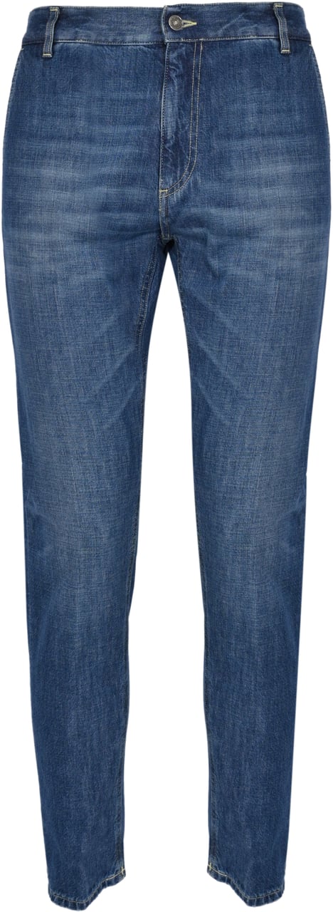 Dondup Trousers Blue Blauw