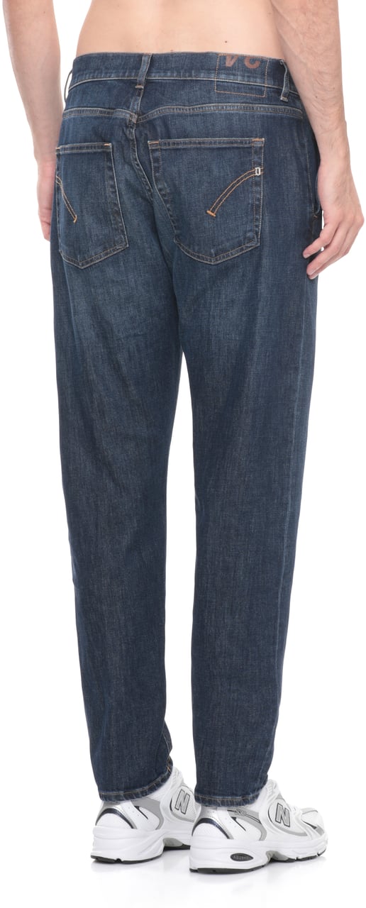 Dondup Trousers Blue Blauw