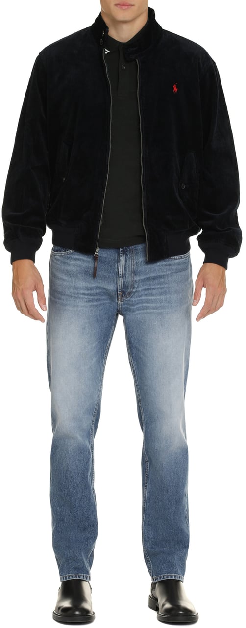 Dondup Andi5-pocket straight-leg jeans Blauw