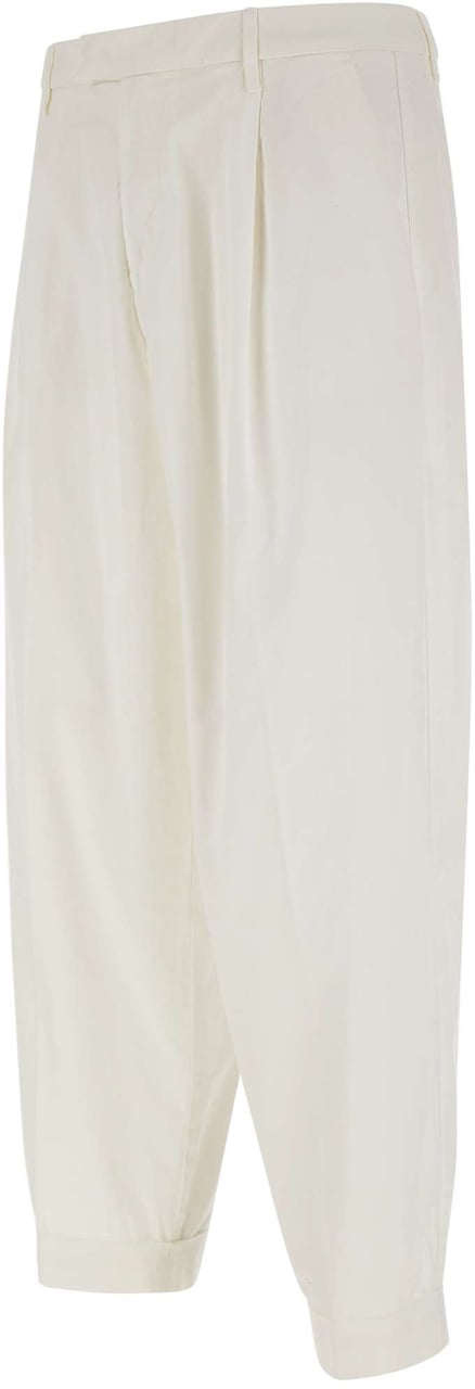 Dondup Trousers White Wit