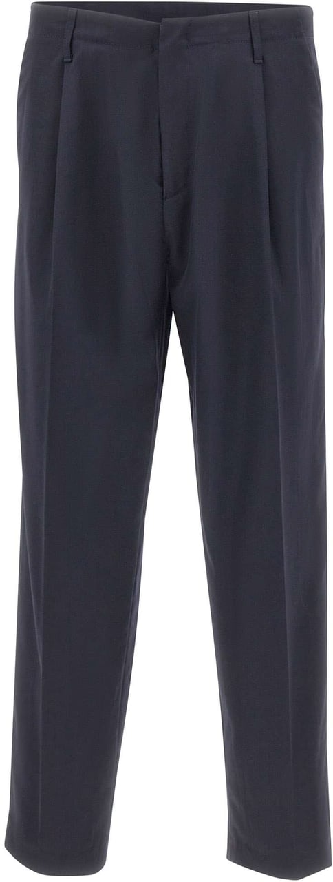 Dondup Trousers Blue Navy