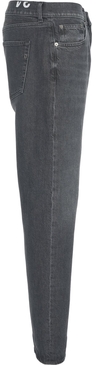 Dondup Straight cut jeans 'Bray' Zwart