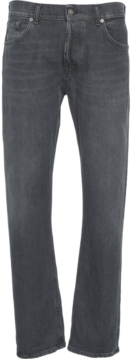 Dondup Straight cut jeans 'Bray' Zwart