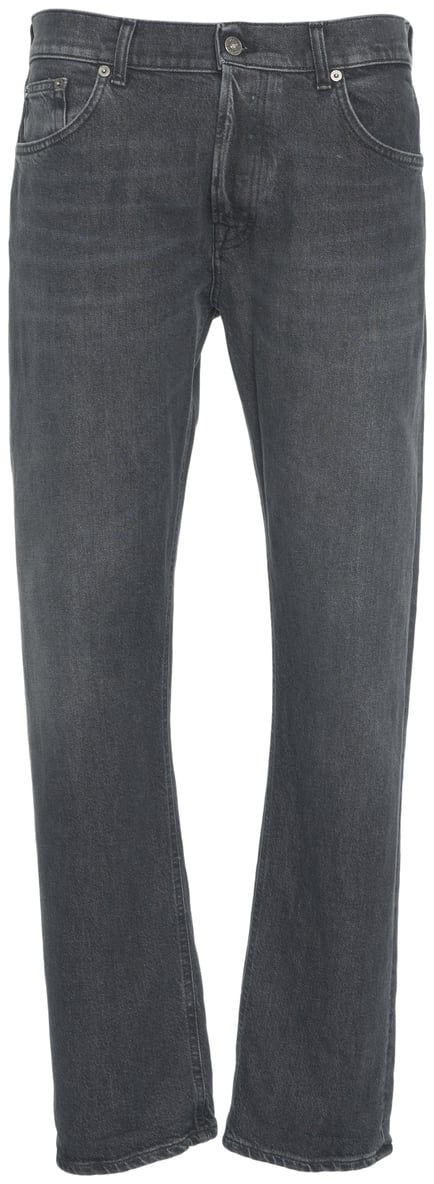 Dondup Jeans straight cut 'Bray' Zwart