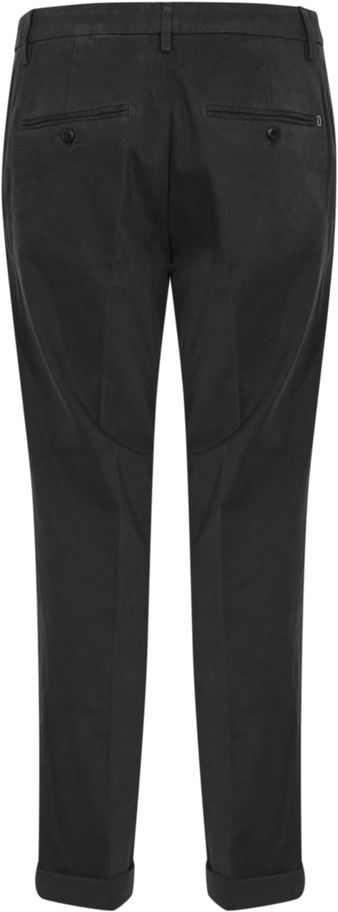 Dondup Trousers Carbone Zwart
