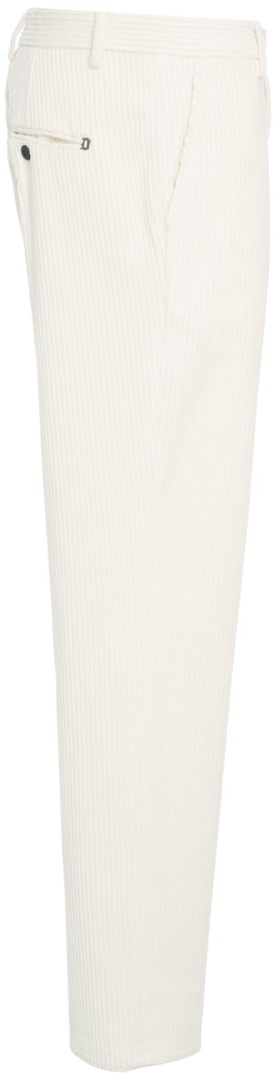 Dondup Pantaloni in velluto a coste Wit