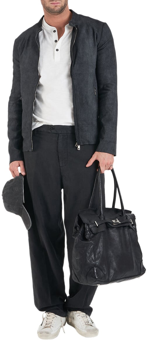 Dondup Wide leg pants Zwart