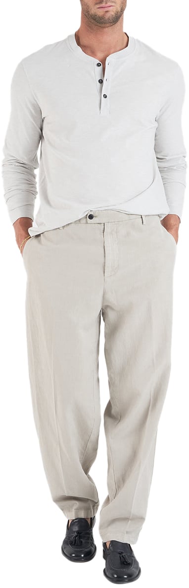 Dondup Wide leg pants Taupe
