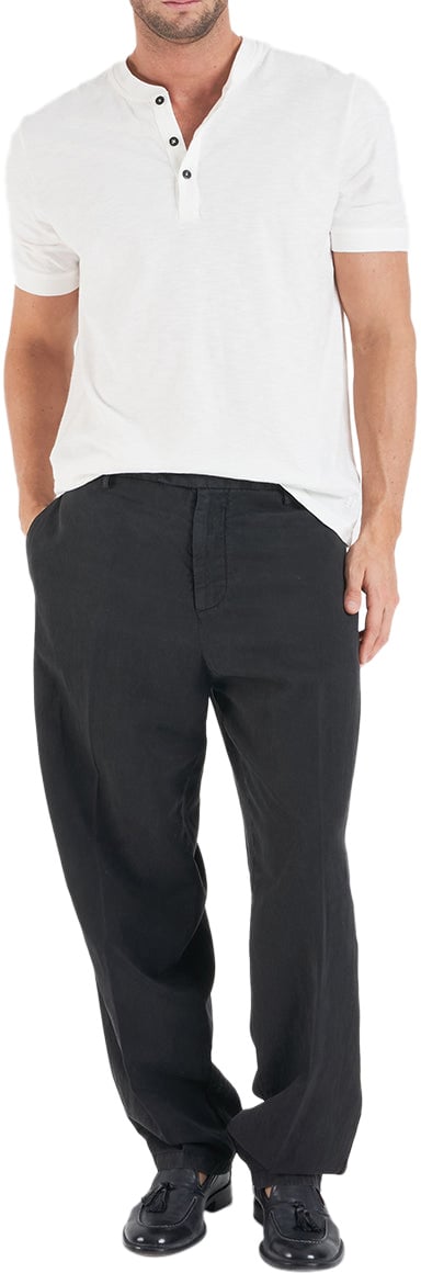 Dondup Wide leg pants Zwart