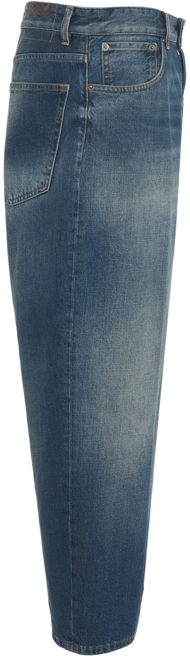 Dondup Loose fit jeans 'Anthony' Blauw