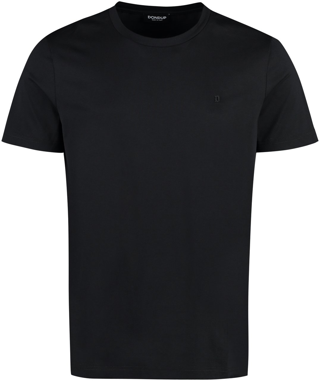 Dondup Cotton crew-neck T-shirt Zwart