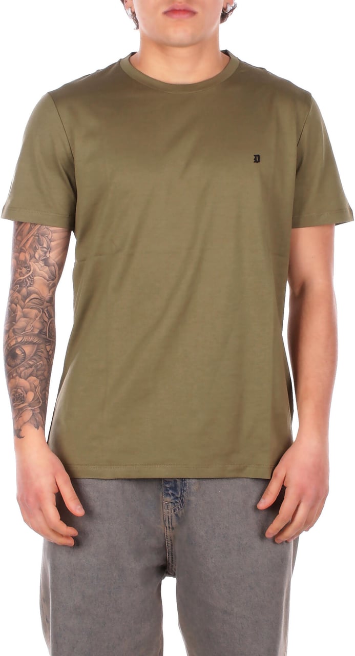 Dondup T-Shirts And Polos Military Groen