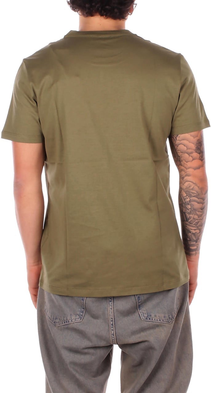 Dondup T-Shirts And Polos Militare Donkergroen