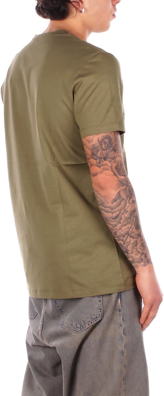 Dondup T-Shirts And Polos Militare Donkergroen
