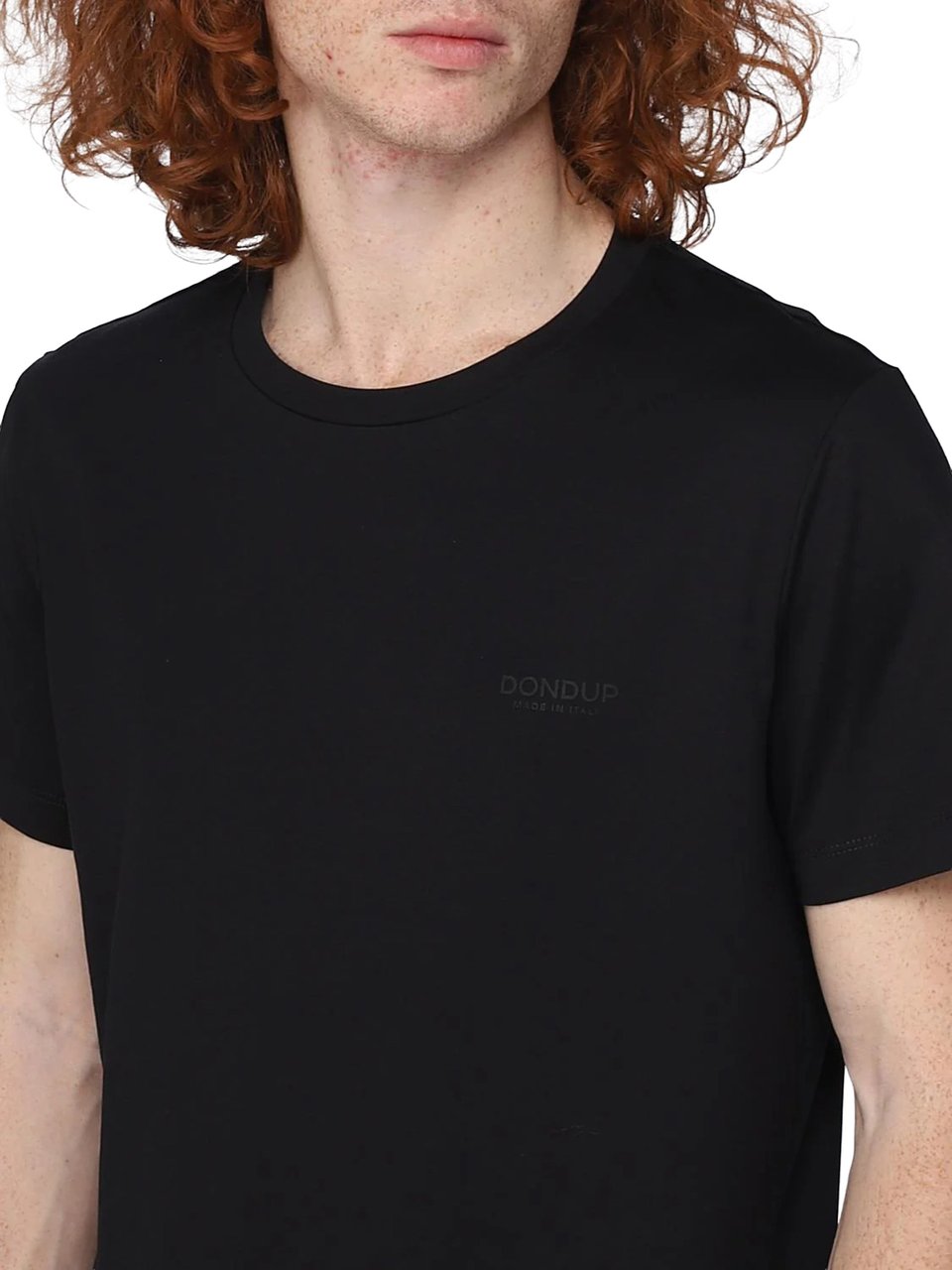 Dondup T-Shirts And Polos Nero Zwart