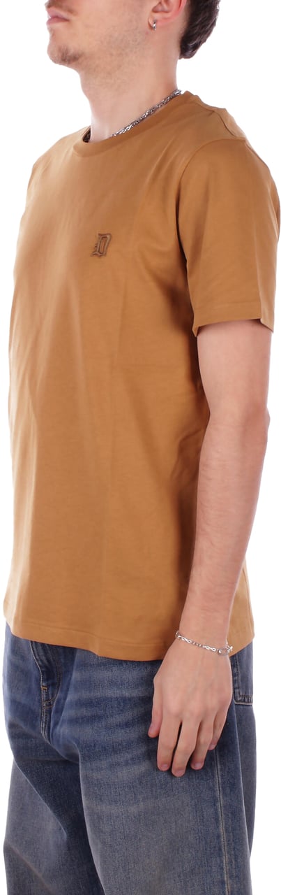 Dondup T-Shirts And Polos Camel Beige