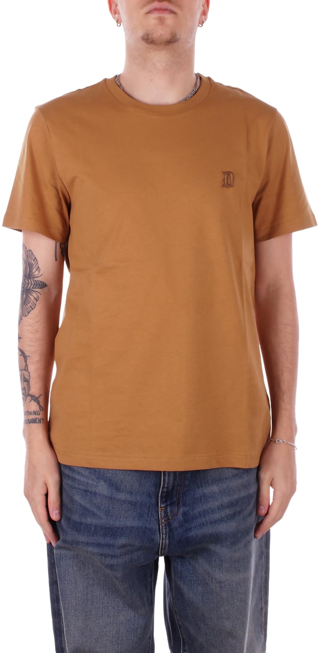 Dondup T-Shirts And Polos Camel Beige