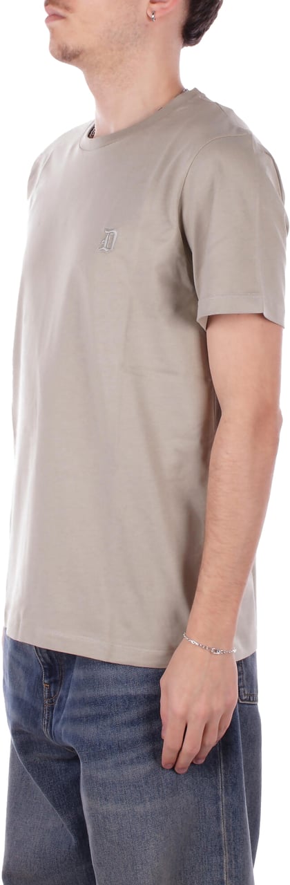 Dondup T-Shirts And Polos Verde Salvia Groen
