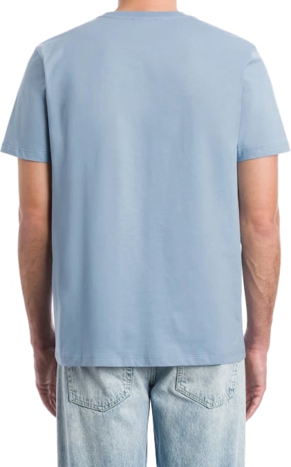 Dondup T-Shirts And Polos Azzurro Polvere Lichtblauw