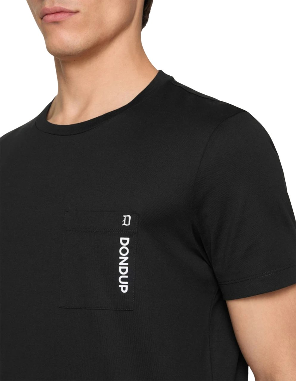 Dondup T-Shirts And Polos Black Zwart