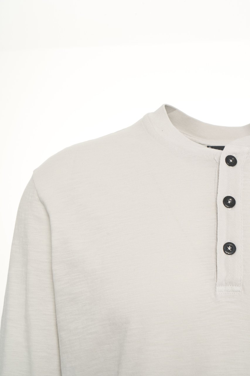 Dondup Henley shirt Grijs