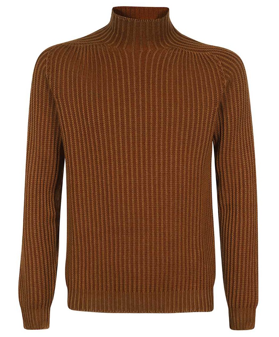 Dondup Wool turtleneck sweater Bruin