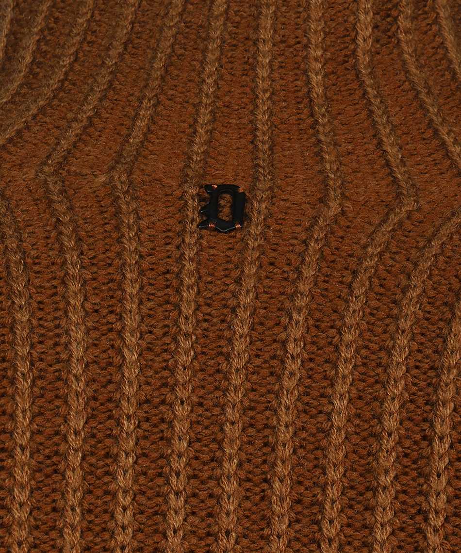 Dondup Wool turtleneck sweater Bruin