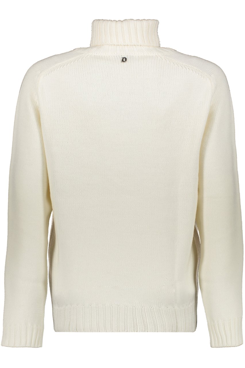 Dondup Wool turtleneck sweater Wit
