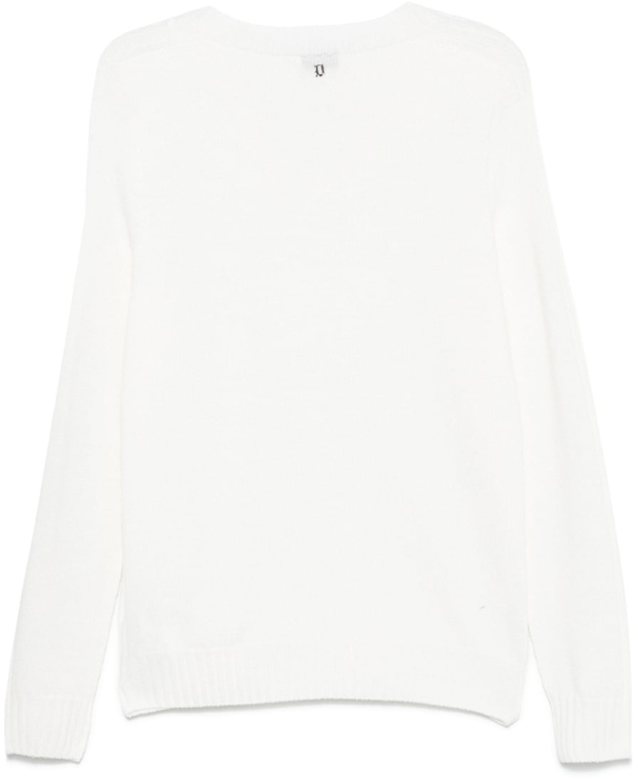Dondup Sweaters Cream Wit
