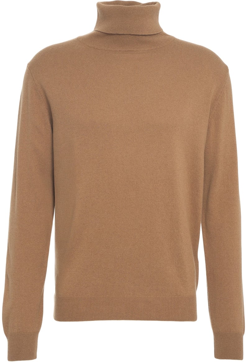 Dondup Wool blend turtleneck sweater Bruin
