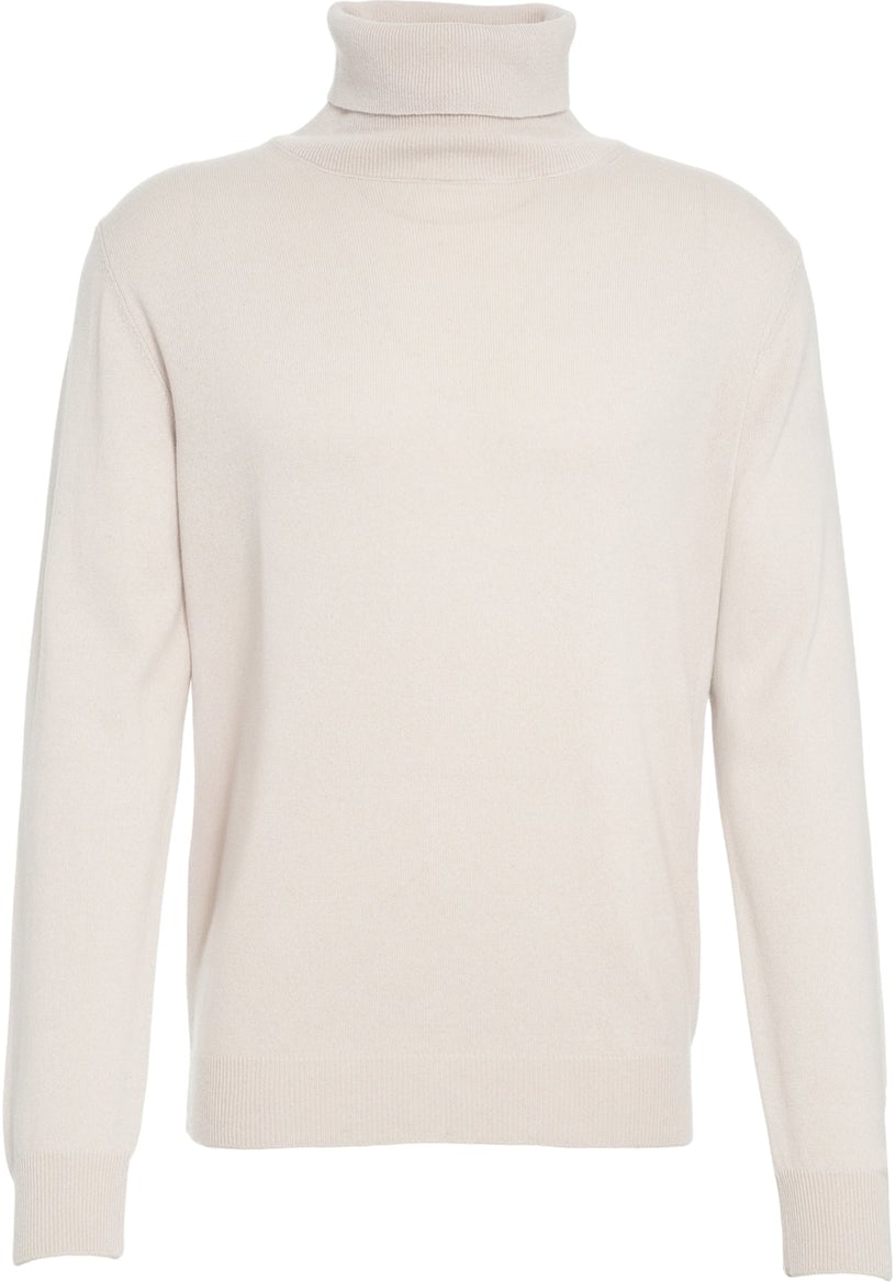Dondup Wool blend turtleneck sweater Beige