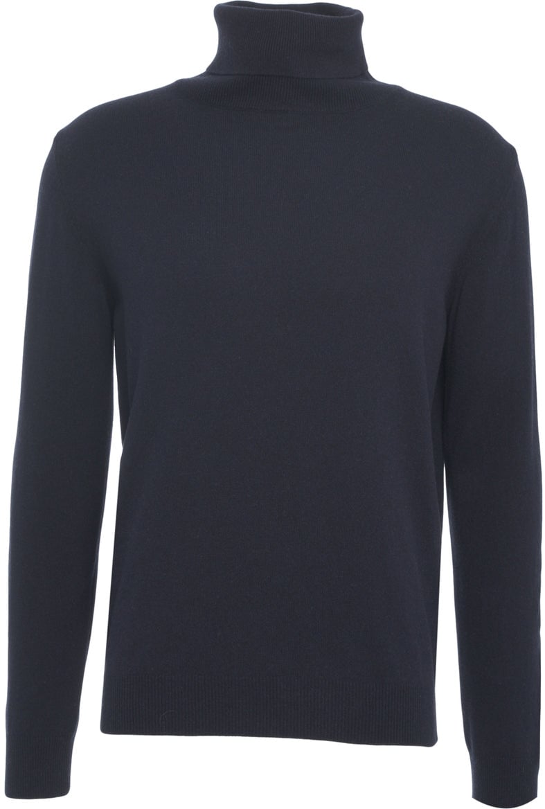 Dondup Wool blend turtleneck sweater Blauw