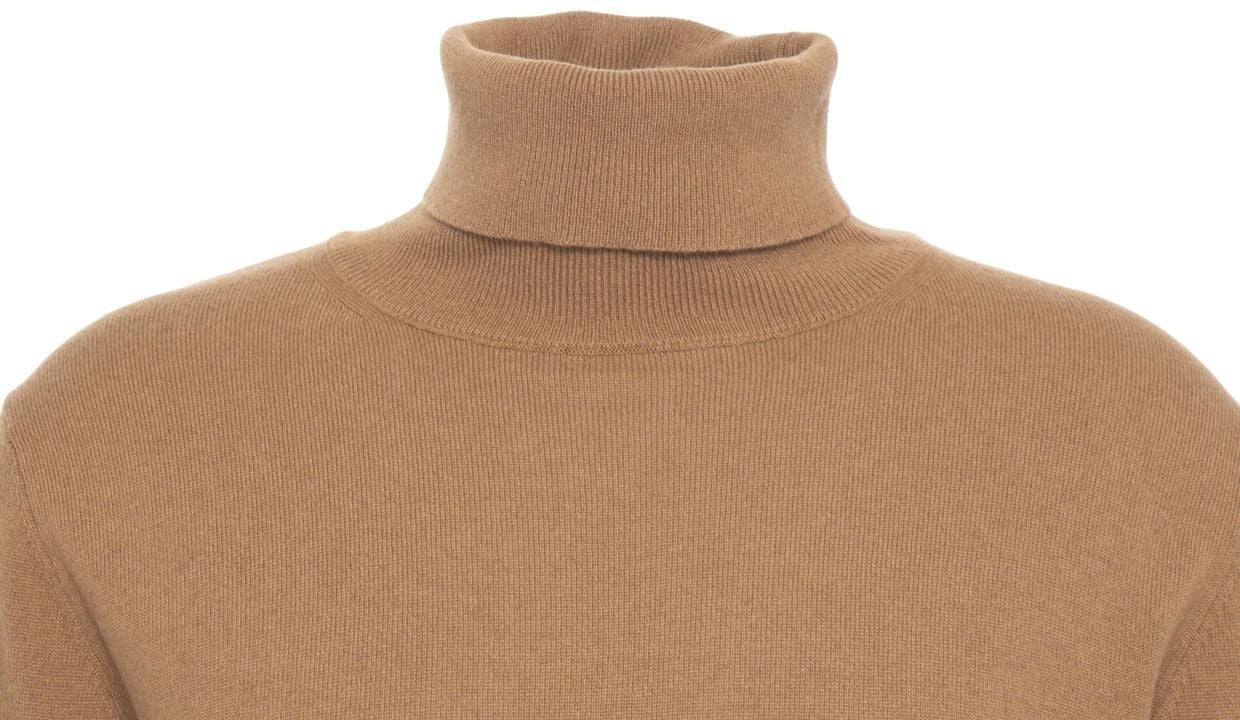 Dondup Wool blend turtleneck sweater Bruin