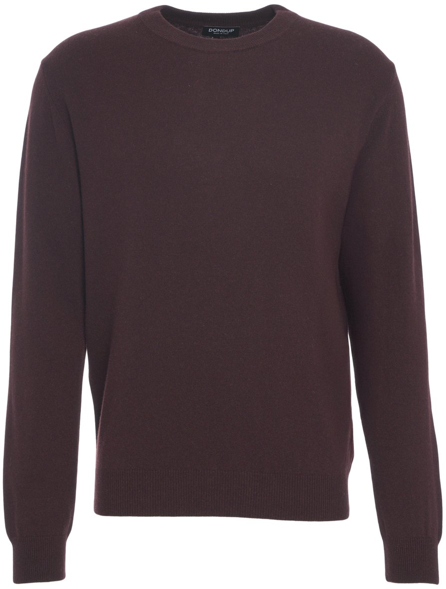 Dondup Maglione in misto cashmere e seta Rood