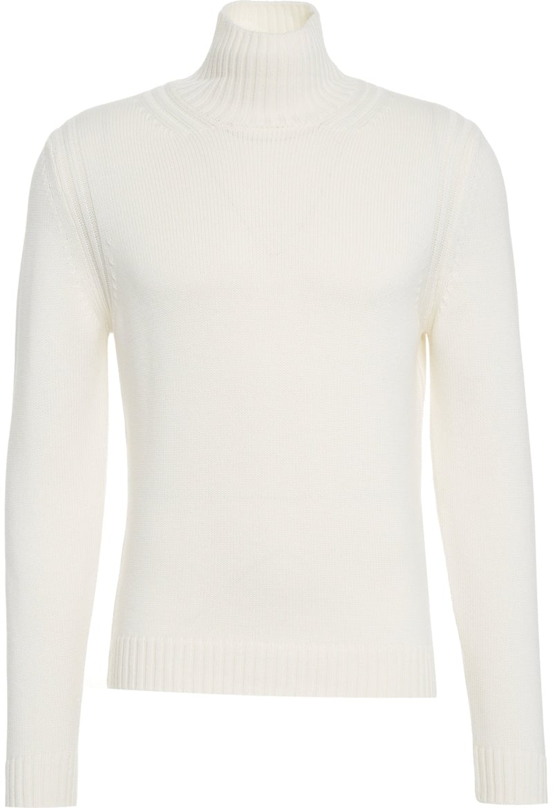Dondup Wool turtleneck sweater Wit