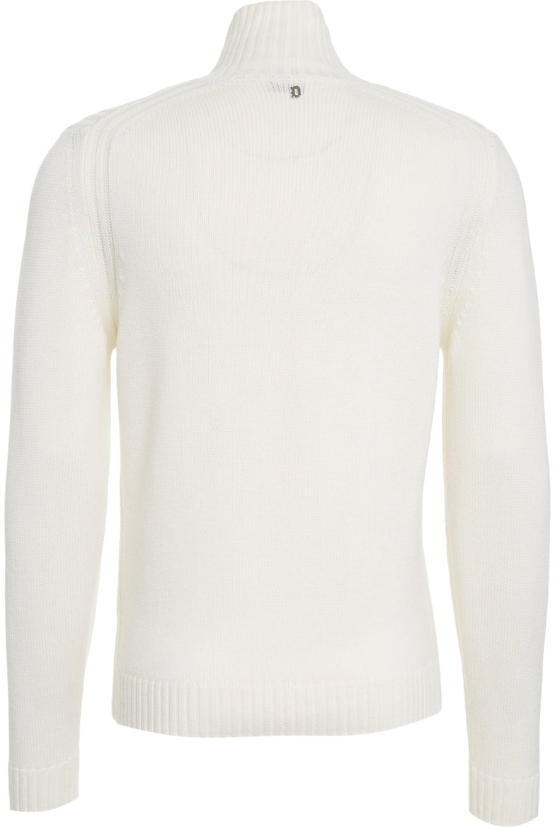 Dondup Wool turtleneck sweater Wit